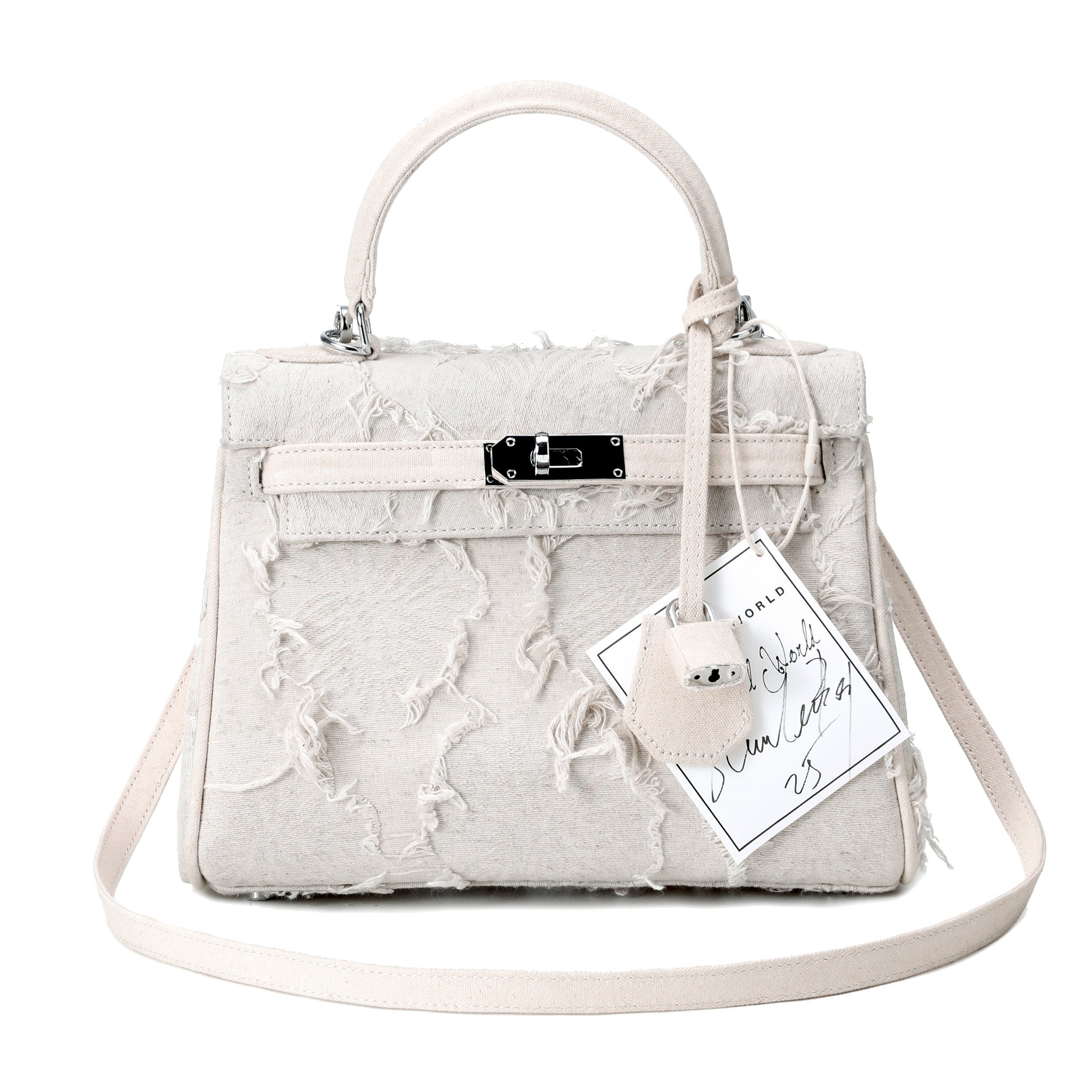 EMOTIONAL WORLD ヴィンテージチェーンバッグ カーキインディゴボロ EMOTIONAL WORLD ヴィンテージチェーンバッグ カーキインディゴボロ